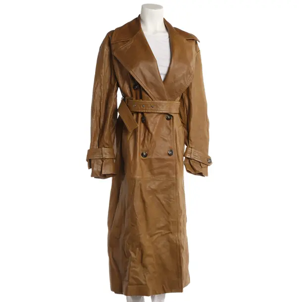 Leather Coat, in Brown, Leather, Sportmax