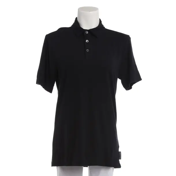 Poloshirt, in Schwarz, Viskose, Emporio Armani
