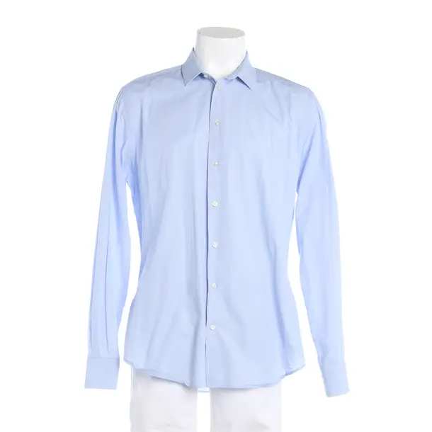 Shirt, in Light Blue, Cotton, Armani Collezioni