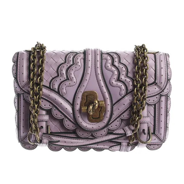 Borsa a cinture a tracolla, in Viola, Pelle, Bottega Veneta