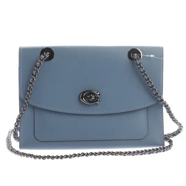 Cross Body Bag, in Dark Gray, Leather, Coach