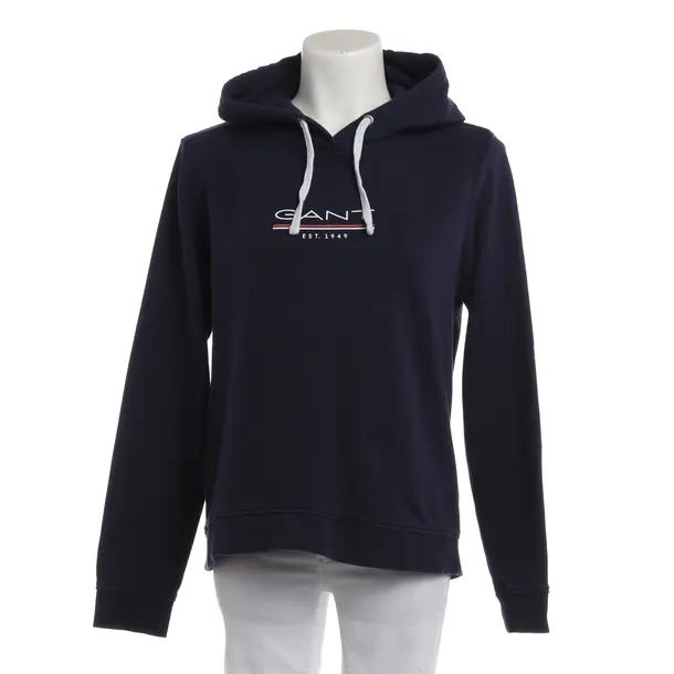 Hoodie, in Navy, Baumwolle, Gant