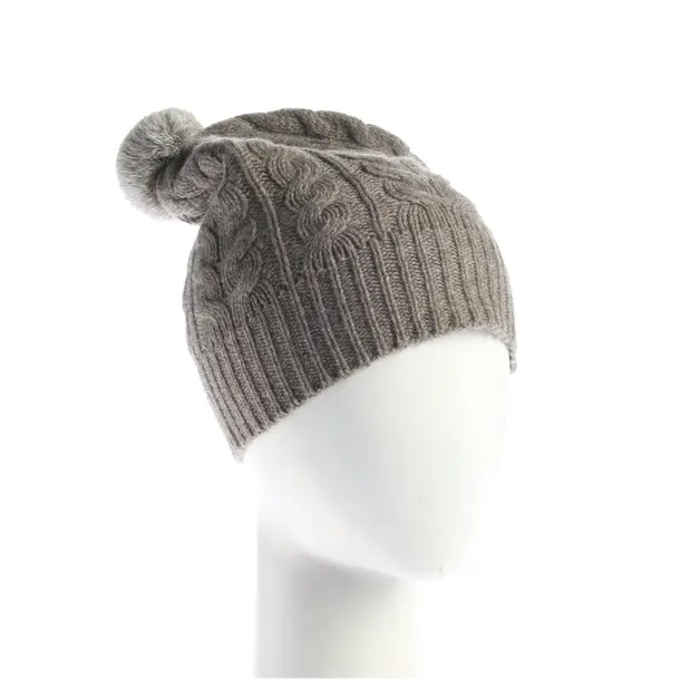 Beanie, in Gray, Wool, Drykorn