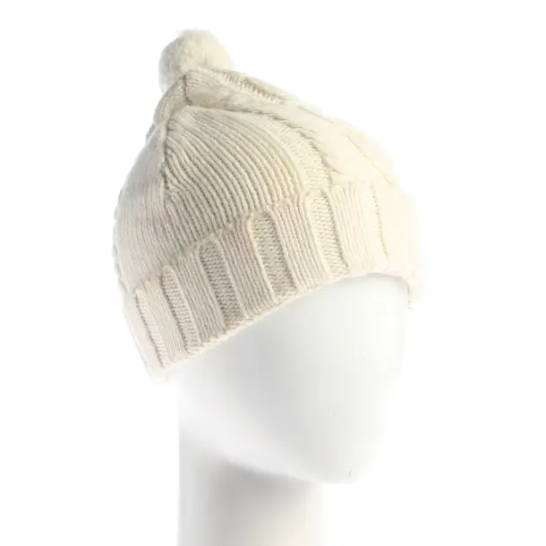 Beanie, in Cream, Wool, Gant