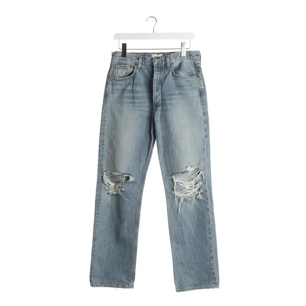 Straight Fit Jeans, in Blue, Cotton, Agolde