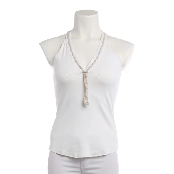 Top, in White, Cotton, Brunello Cucinelli