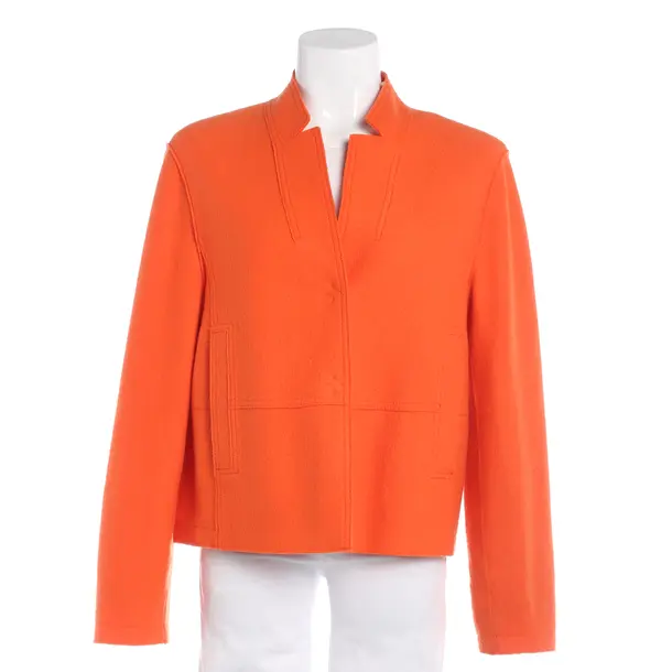 Blazer, in Orange, Wool, Marc Cain