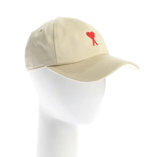 Cap, in Nude, Cotton, Ami Paris