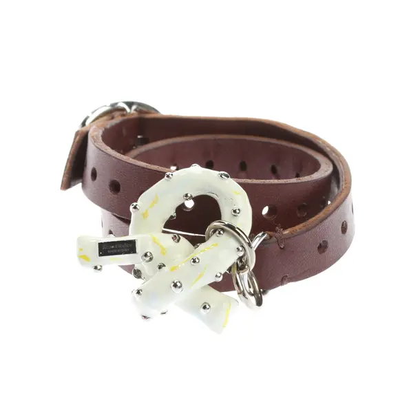 Halskette, in Mehrfarbig, Leder, Acne Studios