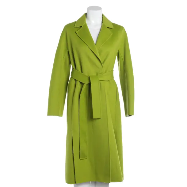 Mid-Season Coat, in Light Green, Wool, Marc Cain
