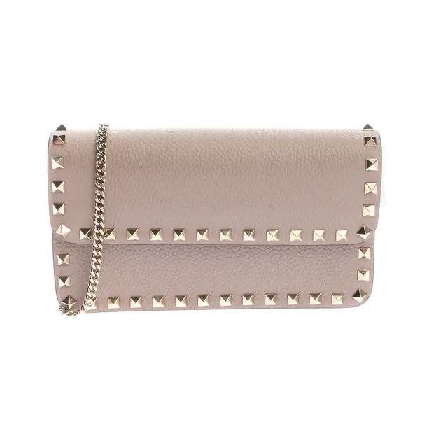 Wallet on Chain, in Braun, Leder, Valentino