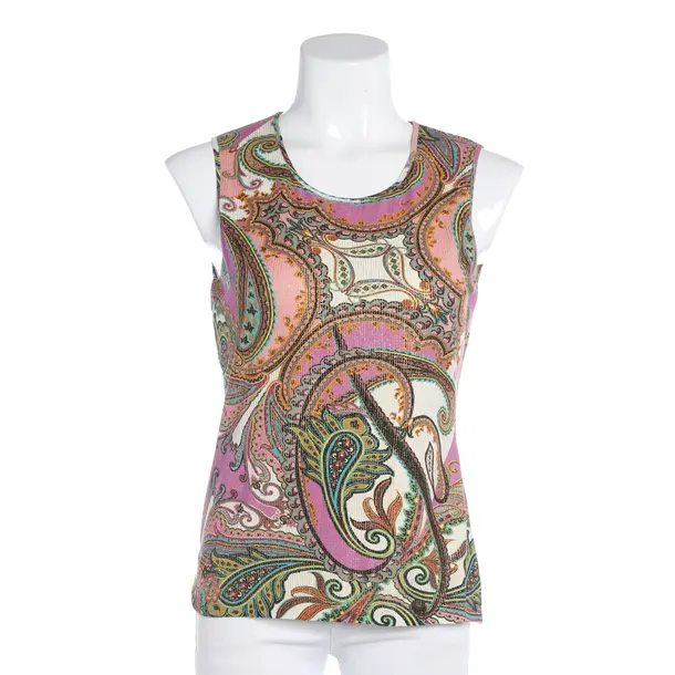 Top, in Multicolored, Cotton, Blumarine