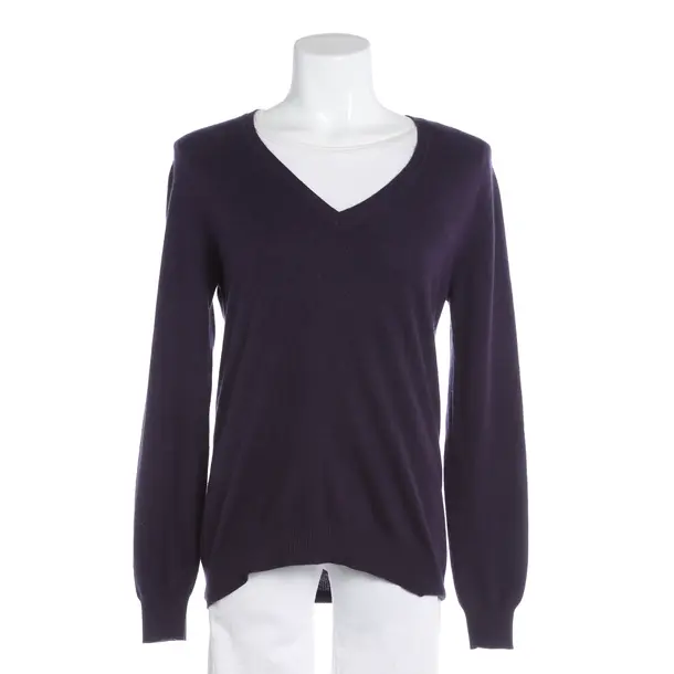 Kaschmirpullover, in Dunkellila, Kaschmir, Bruno Manetti