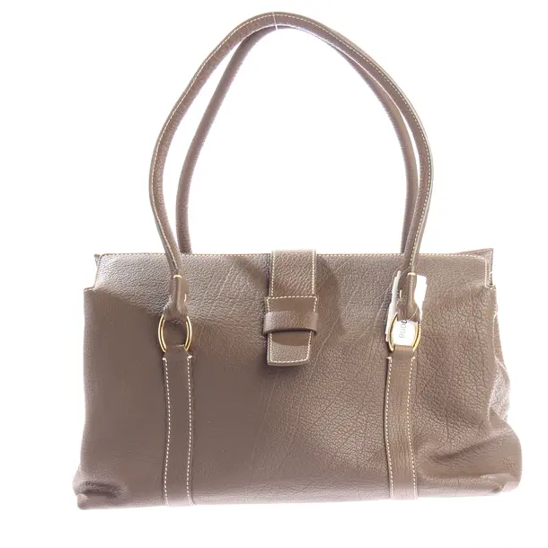 Shoulder Bag, in Brown, Leather, Loro Piana