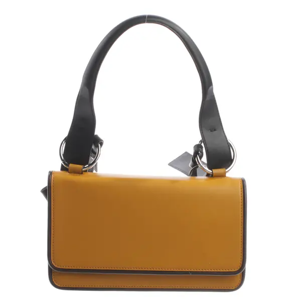 Schultertasche, in Orange, Leder, Marni