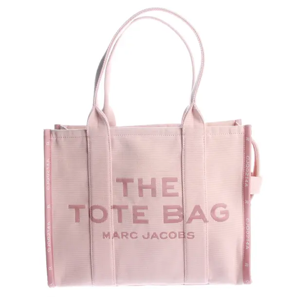 Schultertasche, in Hellrosa, Baumwolle, Marc Jacobs