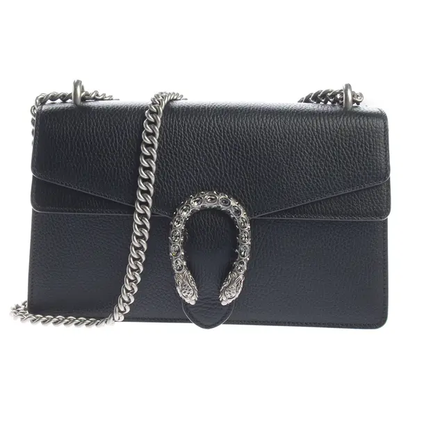 Shoulder Bag, in Black, Leather, Gucci