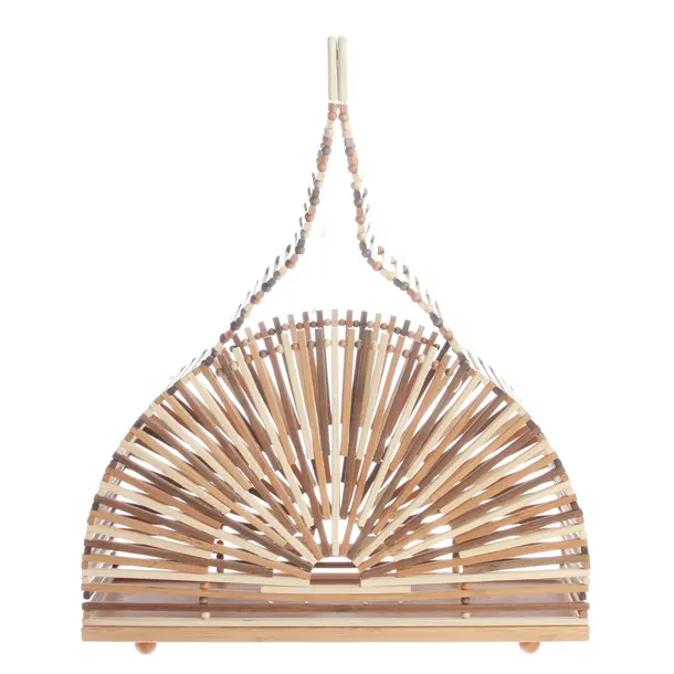 Handbag, in Brown, Wood, Cult Gaia