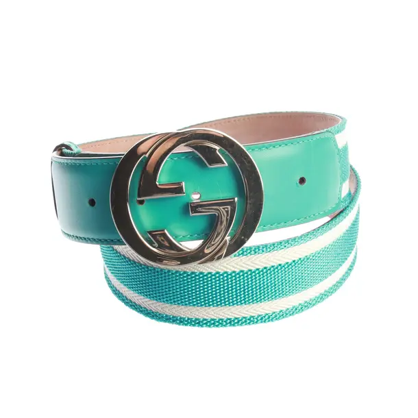 Cinture, in Azzurro, Pelle, Gucci