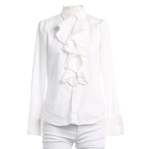 Blouse, in Cream, Cotton, Lauren Ralph Lauren