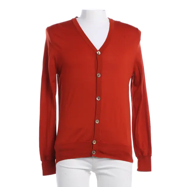 Strickjacke, in Dunkelorange, Wolle, Van Laack