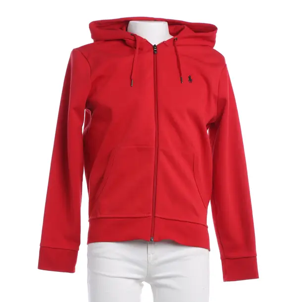 Zip-Up Hoodie, in Red, Polyester, Polo Ralph Lauren