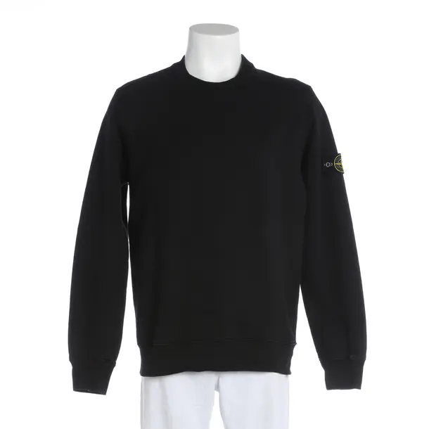 Sweatshirt, in Schwarz, Baumwolle, Stone Island
