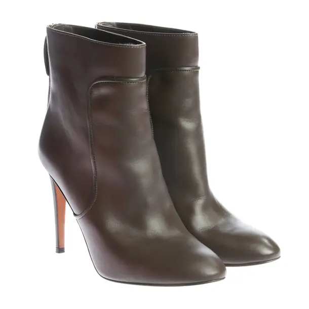 Ankle Boots, in Dark Green, Pura López