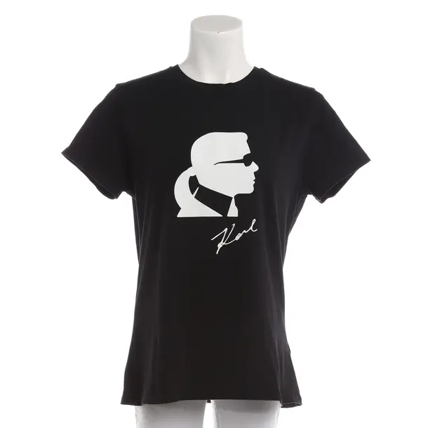 Shirt, in Schwarz, Baumwolle, Karl Lagerfeld