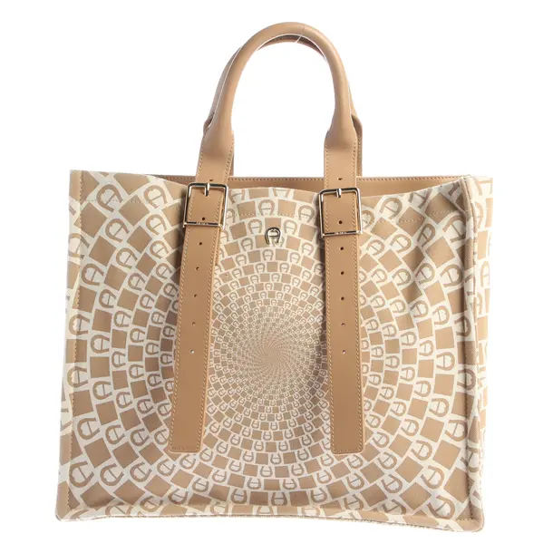 Shopper Bag, in Brown, Cotton, Aigner
