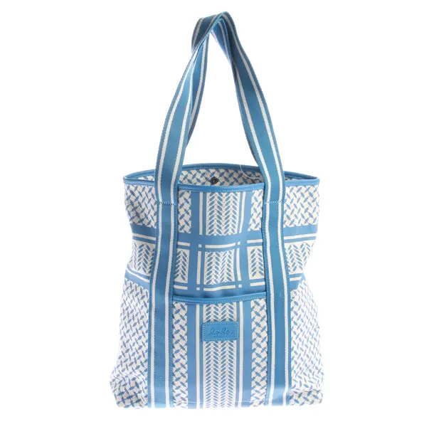 Shopper Bag, in Blue, Cotton, Lala Berlin
