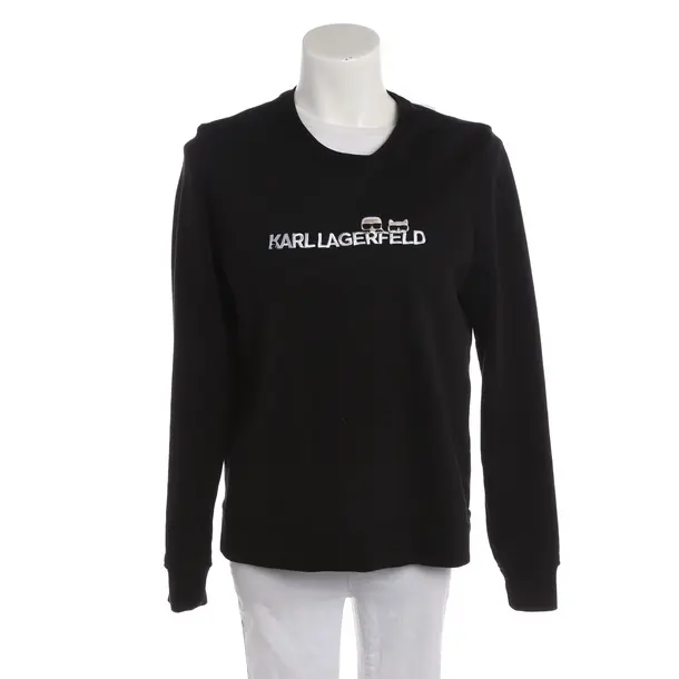 Sweatshirt, in Black, Cotton, Karl Lagerfeld