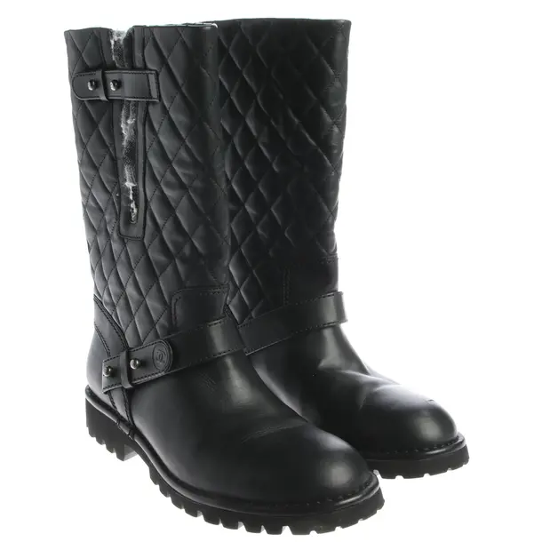 Stiefel, in Schwarz, Chanel