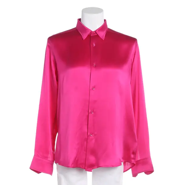Blouse, in Fuchsia, Silk, Ami Paris