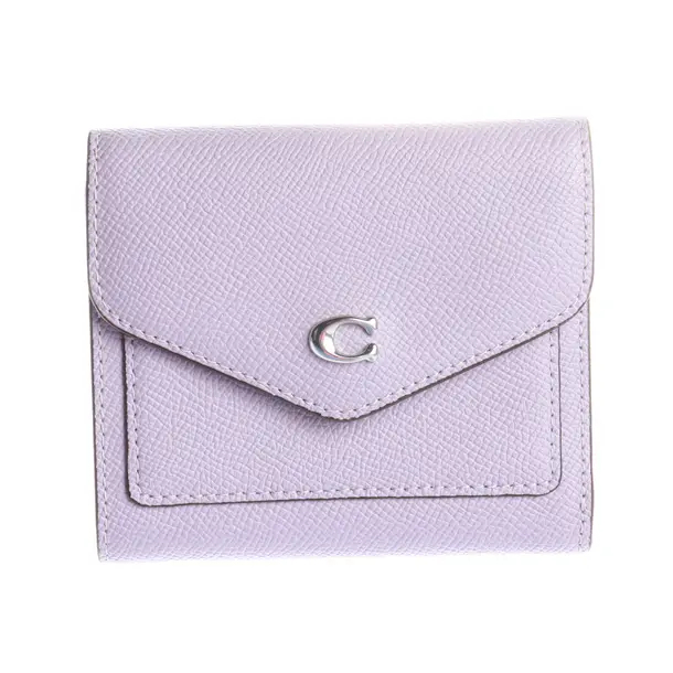 Wallet, in Purple, Leather, Coach