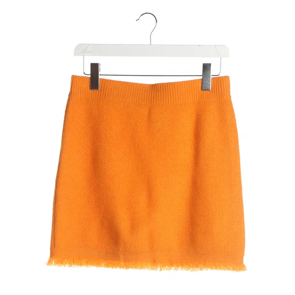 Skirt, in Orange, Cashmere, Lisa Yang