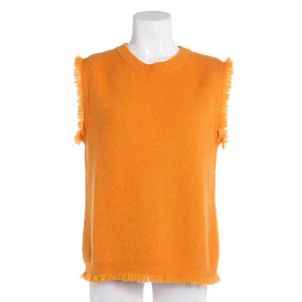 Pullunder, in Orange, Kaschmir, Lisa Yang