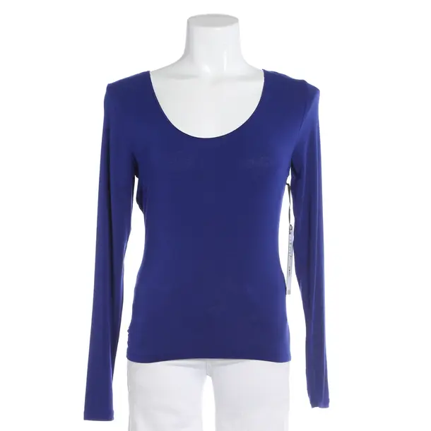 Long Sleeve Shirt, in Navy, Modal, Riani