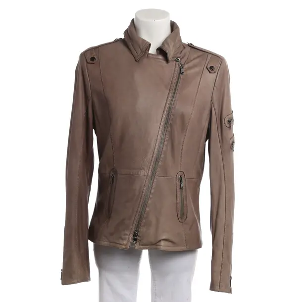 Lederjacke, in Hellbraun, Leder, Schyia