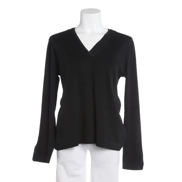 Long Sleeve Shirt, in Black, Cotton, Marc Cain