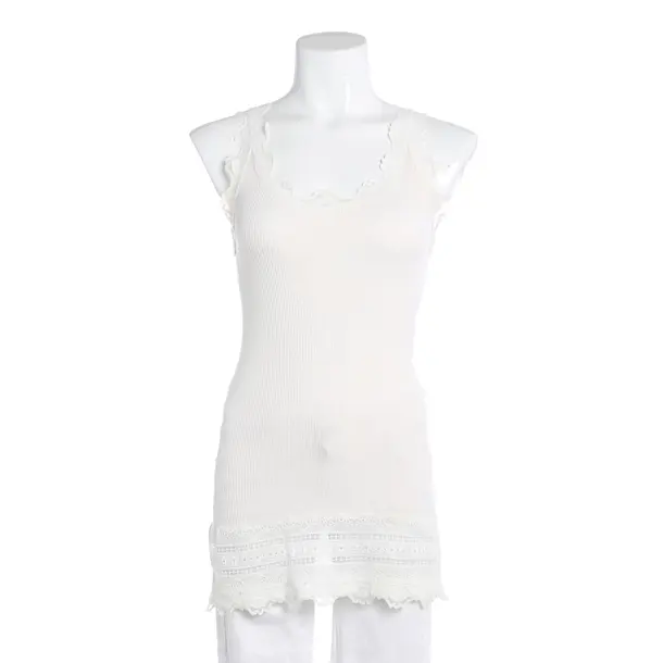 Top, in Cream, Seide, Rosemunde