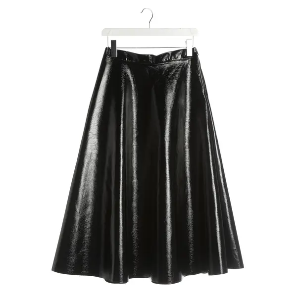 Skirt, in Black, Polyurethane, Frankie Shop