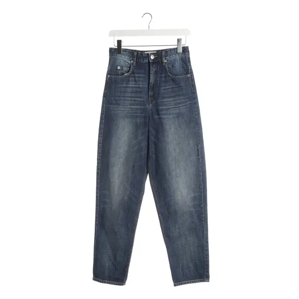 Boyfriend Jeans, in Blue, Polyester, Isabel Marant Étoile
