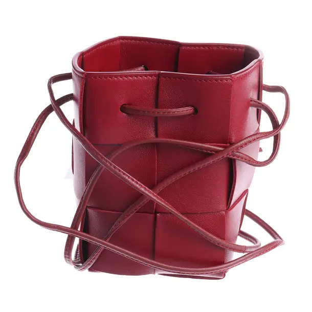 Shoulder Bag, in Bordeaux, Leather, Bottega Veneta