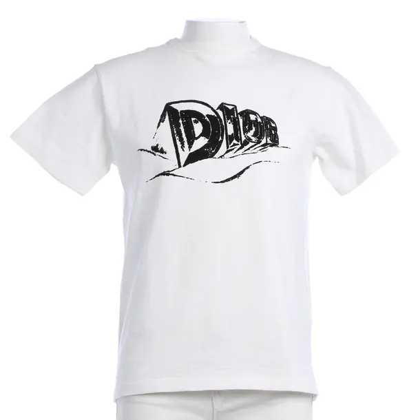 T-Shirt, in White, Cotton, Dior
