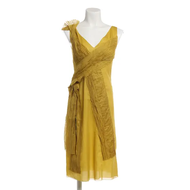 Abito, in Giallo senape, Cotone, Prada