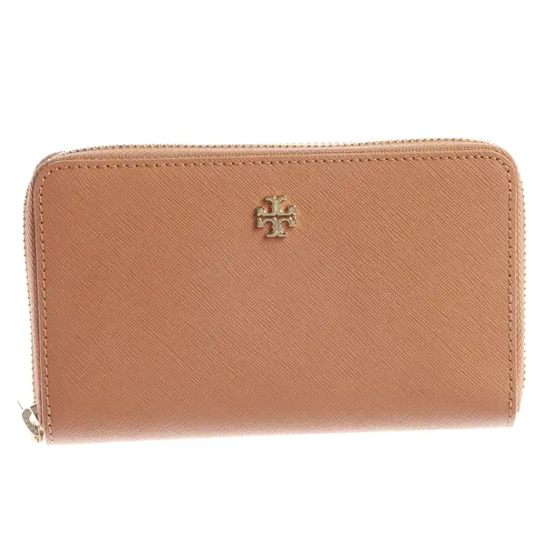 Geldbörse, in Braun, Leder, Tory Burch