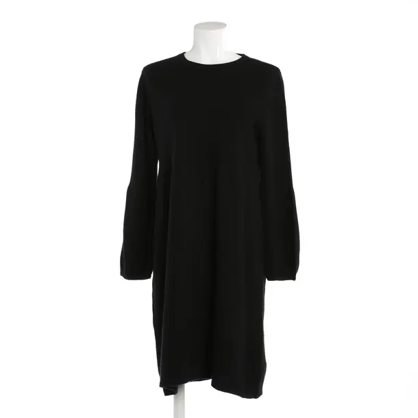 Dress, in Black, Wool, Allude