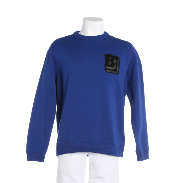 Felpa, in Blu, Cotone, Burberry