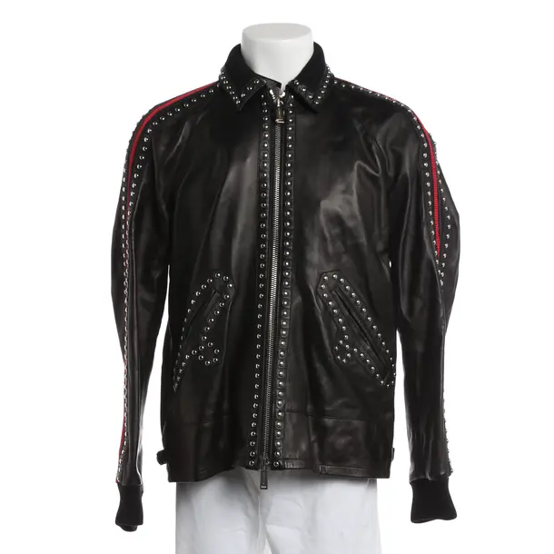 Leather Jacket, in Black, Leather, Dsquared